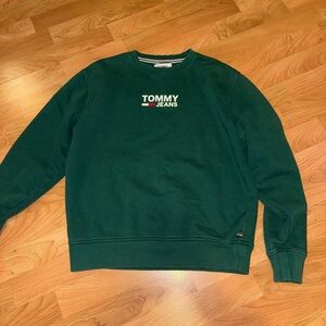 Tommy Hilfiger Dark Green Crewneck Sweater
